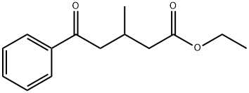 ETHYL 3-METHYL-5-OXO-5-PHENYLVALERATE Struktur