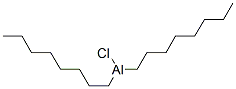 chlorodioctylaluminium  Struktur