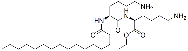 N(alpha)-palmitoyl-lysyllysine ethyl ester Struktur