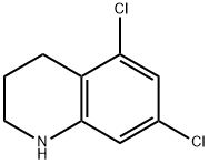 5,7-DICHLORO-1,2,3,4-TETRAHYDRO-QUINOLINE HYDROCHLORIDE Struktur