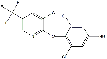 3,5-Dichloro-4-(3-chloro-5-trifluoromethyl-2-pyridyloxy)aniline Struktur