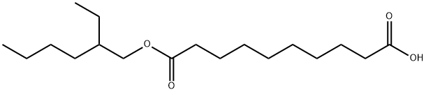 Decanedioic acid hydrogen 1-(2-ethylhexyl) ester Struktur