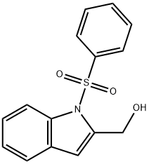 [1-(PHENYLSULFONYL)-1H-INDOL-2-YL]METHANOL Struktur