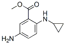 Benzoic acid, 5-amino-2-(cyclopropylamino)-, methyl ester (9CI) Struktur