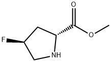 (2R,4S)-4-Fluoro-D-proline methyl ester Struktur