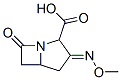 1-Azabicyclo[3.2.0]heptane-2-carboxylicacid,3-(methoxyimino)-7-oxo-, Struktur