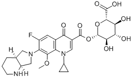 Moxifloxacin Acyl-b-D-glucuronide Struktur