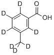 M-TOLUIC-D7 ACID Struktur