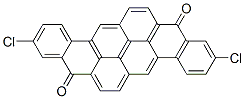 2,10-Dichloro-8,16-pyranthrenedione Struktur