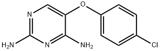 5-(4-Chlorophenoxy)pyrimidine-2,4-diamine Struktur