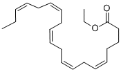 eicosapentaenoic acid ethyl ester Struktur