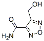 1,2,5-Oxadiazole-3-carboxamide, 4-(hydroxymethyl)- (9CI) Struktur