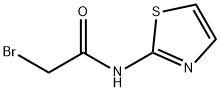 2-bromo-N-1,3-thiazol-2-ylacetamide Struktur