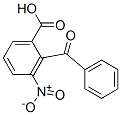 2-Benzoyl-3-nitrobenzoic acid Struktur