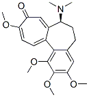 (S)-7-(Dimethylamino)-6,7-dihydro-1,2,3,10-tetramethoxybenzo[a]heptalen-9(5H)-one Struktur