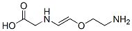 N-[2-(2-Aminoethoxy)ethenyl]glycine Struktur