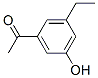 Ethanone, 1-(3-ethyl-5-hydroxyphenyl)- (9CI) Struktur