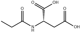 Aspartic  acid,  N-(1-oxopropyl)- Struktur