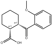 CIS-2-(2-METHOXYBENZOYL)CYCLOHEXANE-1-CARBOXYLIC ACID Struktur