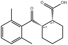 CIS-2-(2,6-DIMETHYLBENZOYL)CYCLOHEXANE-1-CARBOXYLIC ACID Struktur