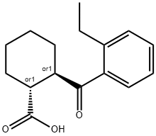 TRANS-2-(2-ETHYLBENZOYL)CYCLOHEXANE-1-CARBOXYLIC ACID price.