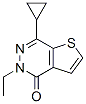 Thieno[2,3-d]pyridazin-4(5H)-one, 7-cyclopropyl-5-ethyl- (9CI) Struktur