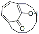 15-Hydroxybicyclo[8.3.2]pentadeca-1(13),10(15),11-trien-14-one Struktur