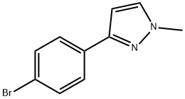 3-(4-Bromophenyl)-1-methyl-1H-pyrazole Struktur