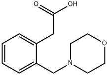 2-[2-(MORPHOLINOMETHYL)PHENYL]ACETIC ACID Struktur