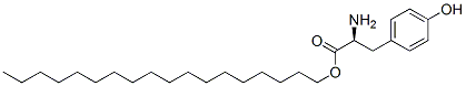 octadecyl L-tyrosinate Struktur