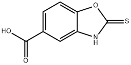 2-MERCAPTOBENZOOXAZOLE-5-CARBOXYLIC ACID Struktur