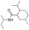 2-(isopropyl)-N-(1-methylpropyl)-5-methylcyclohexanecarboxamide Struktur