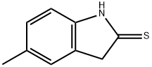 5-METHYL-1,3-DIHYDRO-INDOLE-2-THIONE Struktur