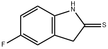 5-FLUORO-1,3-DIHYDRO-INDOLE-2-THIONE Struktur