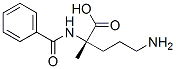 Ornithine,  N2-benzoyl-2-methyl- Struktur