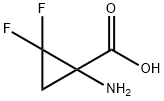 Cyclopropanecarboxylic acid, 1-amino-2,2-difluoro- (9CI) Struktur