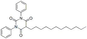 1,3-Diphenyl-5-dodecylbarbituric acid Struktur