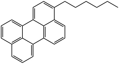 3-Hexylperylene Struktur