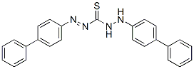 Diazenecarbothioic acid, (1,1'-biphenyl)-4-yl-, 2-(1,1'-biphenyl)-4-ylhydrazide Struktur