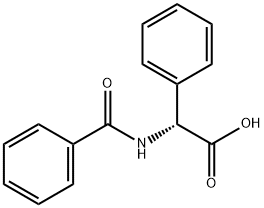 N-Benzoyl-L-phenylglycine Struktur