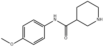 PIPERIDINE-3-CARBOXYLIC ACID (4-METHOXY-PHENYL)-AMIDE Struktur