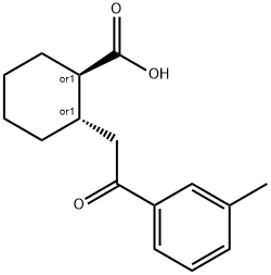 TRANS-2-[2-(3-METHYLPHENYL)-2-OXOETHYL]CYCLOHEXANE-1-CARBOXYLIC ACID price.