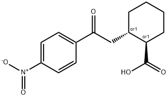 TRANS-2-[2-OXO-2-(4-NITROPHENYL)ETHYL]CYCLOHEXANE-1-CARBOXYLIC ACID Struktur