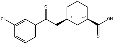 CIS-3-[2-(3-CHLOROPHENYL)-2-OXOETHYL]CYCLOHEXANE-1-CARBOXYLIC ACID price.