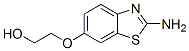 Ethanol, 2-[(2-amino-6-benzothiazolyl)oxy]- (9CI) Struktur