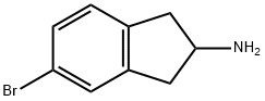 5-BROMO-INDAN-2-YLAMINE Struktur