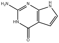 2-Amino-4-hydroxypyrrolo[2,3-d]pyrimidine