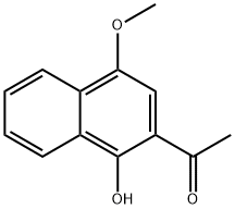 1-(1-HYDROXY-4-METHOXY-NAPHTHALEN-2-YL)-ETHANONE Struktur