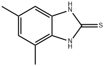 2H-Benzimidazole-2-thione,1,3-dihydro-4,6-dimethyl-(9CI) Struktur