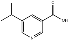 3-Pyridinecarboxylicacid,5-(1-methylethyl)-(9CI) Struktur